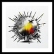 Abstract Earth 001 - Framed Print