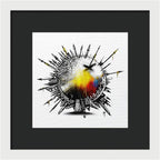 Abstract Earth 001 - Framed Print