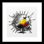 Abstract Earth 001 - Framed Print