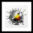 Abstract Earth 001 - Framed Print