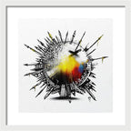 Abstract Earth 001 - Framed Print