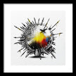 Abstract Earth 001 - Framed Print