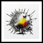 Abstract Earth 001 - Framed Print