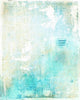 Abstract Teal and Beige 001 - Art Print