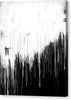 Monochrome Drip Abstract - Canvas Print