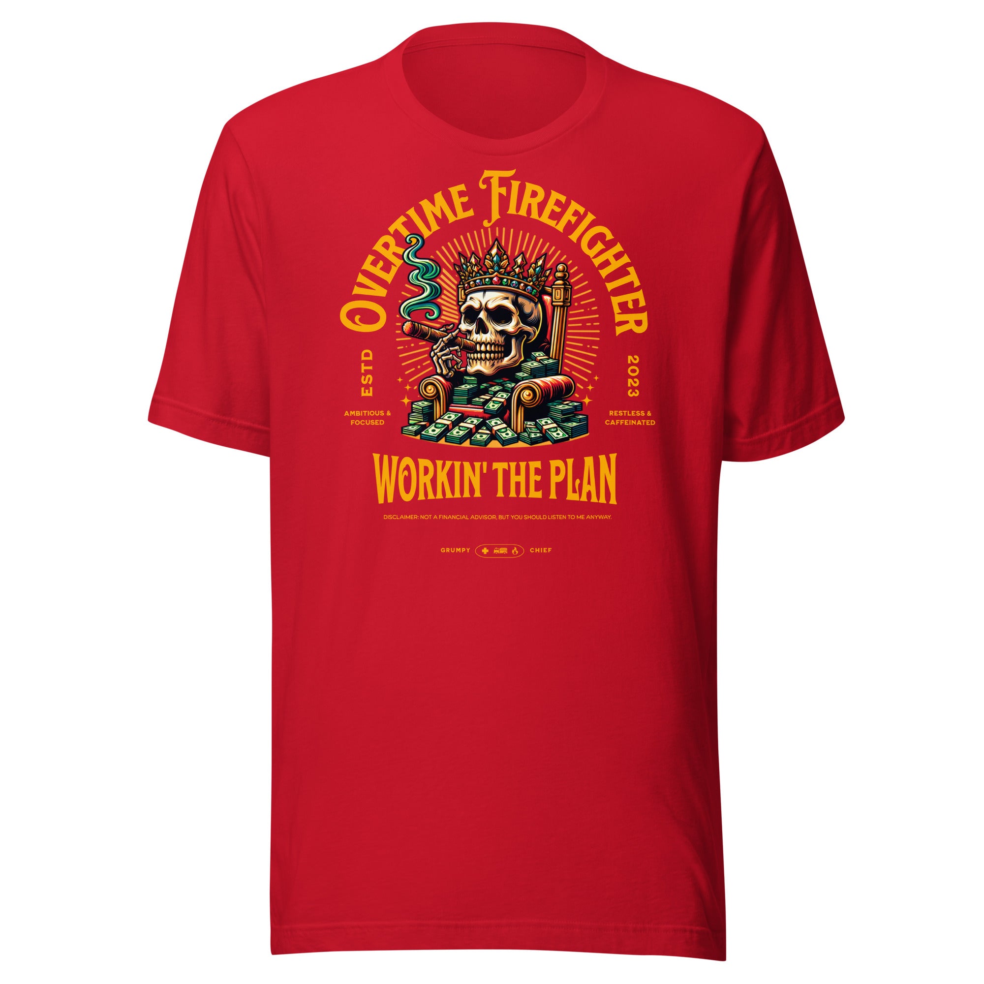 “Overtime Firefighter” Tee (Front)