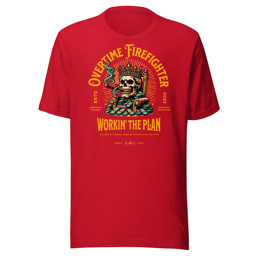“Overtime Firefighter” Tee (Front)